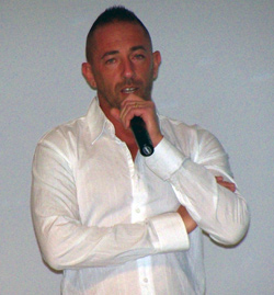Antonio Urzi speaking in Mexico in March 2010.