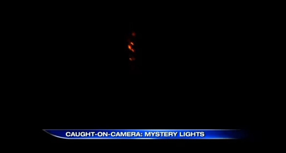 Picture of the UFO caught on video in Lower Paxton Township, Pennsylvania. (Credit: Stephanie Wilkerson/ABC 27)