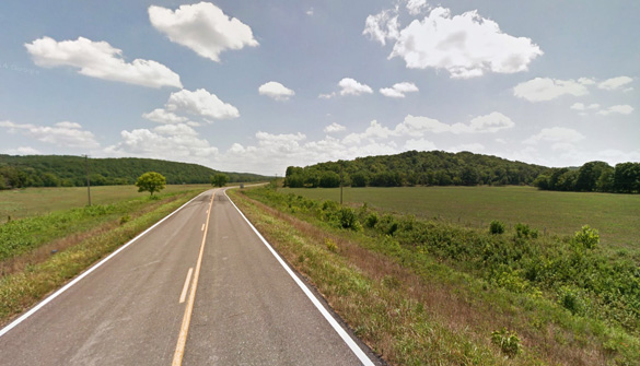 A Wright County, MO, rancher isn’t taking any chances and has moved his entire herd to a new location after one of his calves was mutilated on July 15, 2014. Pictured: Wright County, MO. (Credit: Google)