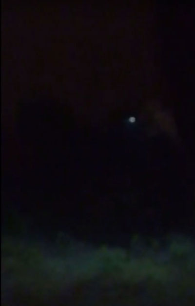 Pennsylvania student videotapes sphere UFO size of basketball