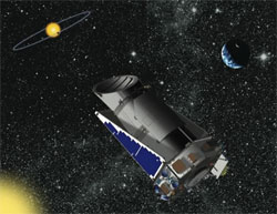 NASA's Kepler telescope. (credit: NASA)